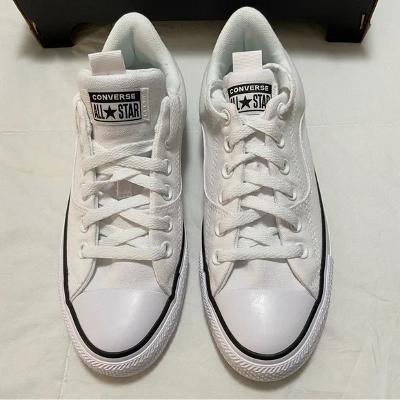 Converse All Star White Canvas Sneakers - Picture 5 of 14